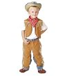 Boys Brown Size 6/8 Western Dressup Halloween Costume Cowboy Set - no hat
