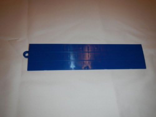 Raceway Tile 25004 Raceway Flooring Ramp Edge Female - Blue, 10 pack