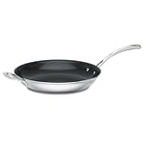 Cuisinart FCT22-30HNS French Classic Tri-Ply Stainless 12-Inch Nonstick Skillet with Helper Handle