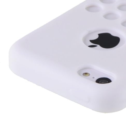 White Luxury Designer iPhone 5c Case for Your Apple Phone - for Girls &amp; Guys - Latest Stylish Design - Perfect Custom Fit Hard Case for Your Awesome Device - Also in 5 Other Colors - Protect Your Investment - Best Lifetime Guarantee