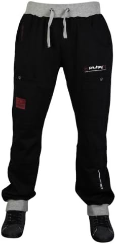 Rawcraft C602092C Mens Vectron Designer Casual Jogging Trousers Size M Black