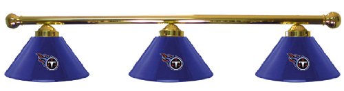 Tennessee Titans Pool Table Light - Brass Bar