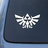 Legend of Zelda Triforce - Car, Truck, Notebook, Vinyl Decal Sticker Vinyl Color: White ~ Legend of Zelda Triforce