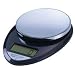 EatSmart Precision Pro Digital Kitchen Scale, Black Chrome