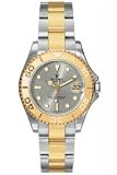 Rolex Ladies 2 Tone Yachtmaster Original Tahitian Pearl Dial