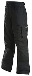 Arctix Kids Classic Cargo Snow Pants, Medium, Black