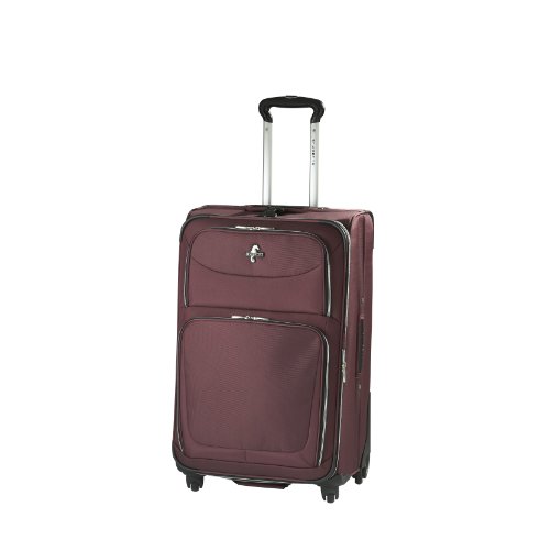 Atlantic Luggage Luggage COMPASS 2 25-Inch Expandable Upright Spinner Suiter, Cranberry, One Size