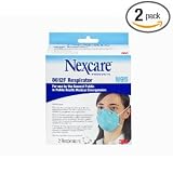 3M Particulate Respirator 8612F FLU MASK N95 FDA Approved, 2-Count (Pack of 2)