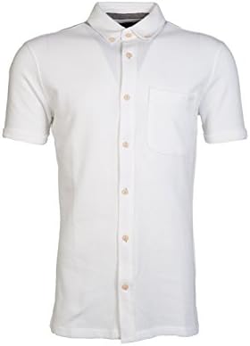 Armani AJ Men's Extra Slim Fit Button-Down Shirt 06C82ZA L White