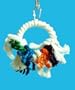 Zoo Max DUS85A Bed Basket 3in Bird Toy