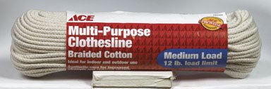 ACE 03871 ACE ECLIPSE SOLID BRAID COTTON CLOTHESLINE 7/32 x 200'