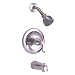 Peerless 875-405 Brushed Nickel Single Handle Tub/Shower Faucet
