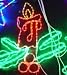 Good Tidings 4869994 Candle with Leaves 2D LED Figure Ropelight - 4869994