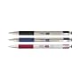 Zebra's F-301 Stainless Steel Retractable Ballpoint Pen 1.0mm Assorted 4 Pack (27204)