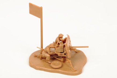 Zvezda Models British QF 2-pdr Anti-Tank Gun with Crew, Scale 1/72