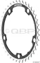 FSA Pro Road 10-speed 39t 130mm Black Chainring (use with 53t)