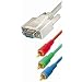 2m VGA an RGB YUV Kabel, 15-pol HD St an 3 x Cinch St, L�nge 2,0m
