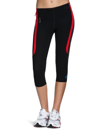 adidas Damen Lauftight GLIDE 3/4, BLACK/RADIAN, 44 Preisvergleich