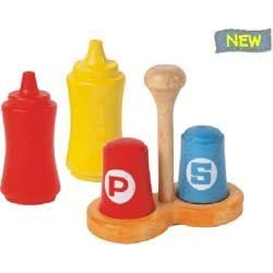 Role Play - Wooden Condiment Set (Pepper/Salt)