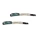 Shining Metallic Top Cubic Zirconia Bobby Pin (2 Pcs)