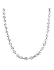 Sterling Silver Diamond Cut Round Discs Necklace (24 inch)