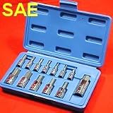 Professional 13 pc SAE STANDARD HEX ALLEN WRENCH BIT SOCKET TOOL SET