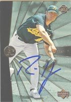 Rich Harden, Oakland Athletics, 2004 Upper Deck Sweet Spot Autographed Card
