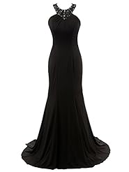 Mermaid Wrap Lace Jeweled Jersey Evening Dress/Prom Dress  with a Brush/Sweep Train 