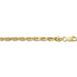 14K Yellow Gold Solid Rope Chain - 2.50mm - 18 inch