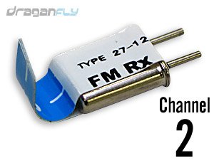 31ragGlJZFL Receiver Crystal Channel 2 for Vortex and Vortex Extreme RC Airplanes 27 MHz
