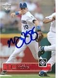 Michael Young Autographed/Hand Signed Baseball Card (Texas Rangers)