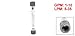uxcell 5-35LPM Inline Rotameter Clear Acrylic Water Flowmeter 1PT Dia Threads