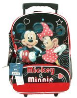 Disney Mickey Friends Minnie Large Rolling Backpack Bag Luggage