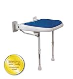 AKW Medicare 04070P 4000 Series Shower Seat Padded Blue 18.125 Inch W AKW Medicare 04070P 4000 Series Shower Seat Padded Blue 18.125 Inch W