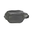 Genuine Cowhide Leather Fanny Pack with 5 Zippered Pockets