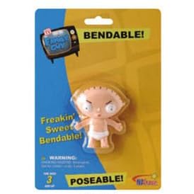 Family Guy Stewie in Diaper Bendable Figure by Family DVDs