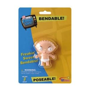 Family Guy Stewie in Diaper Bendable Figure by NJC