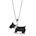 terrier27 - 10k White or Yellow Gold Diamond Scottish Terrier