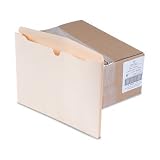 File Jacket, 2 Exp, Letter, 50 Count, Manila