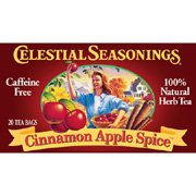 Celestial Seasonings Cinnamon Apple Spice Herb Tea - 20 Bags by Apple Tea