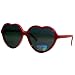 Red Lolita Heart Shaped Sunglasses