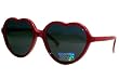 Red Lolita Heart Shaped Sunglasses