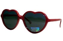 Red Lolita Heart Shaped Sunglasses