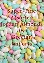 Jordan Almonds - Assorted Colors, Polished, 1 lb (16oz)