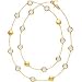 Coach Daphne Bubble Clear Station Necklace in Bag Gold Clear