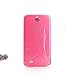 Lenovo A850 Case, Dual Window View Leather Flip Back Housing Cover for Lenovo A850 Housing Replacement (Rose)