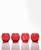 Mikasa Cheers Ruby Stemless White Wine Glasses, Set of 4