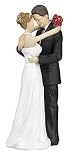 Dancing Bride & Groom Wedding Cake Topper