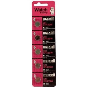 Maxell Watch Battery 301 / SR43SW