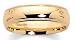 18ct Yellow comfort fit court with millgrained edge 5mm wide